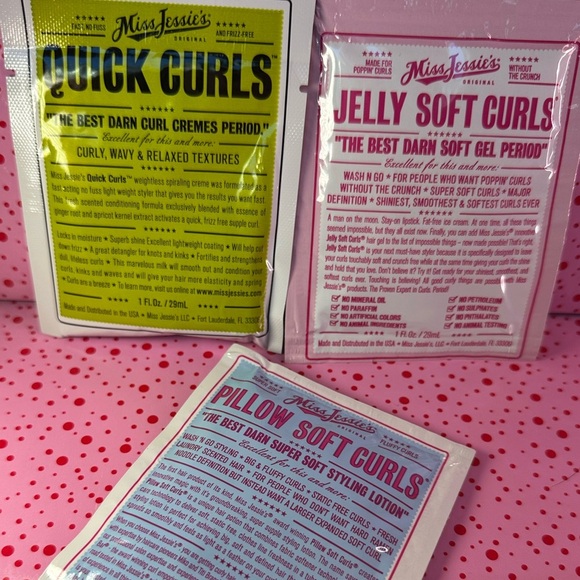 Miss Jessie Other - Miss Jessie Curl Variety pack 3 1-oz packages sold as set